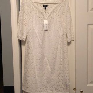 NWT White lace dress